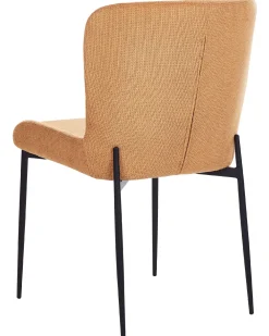 Shop Beliani Tuoli Kangas Oranssi 2 Kpl Ada