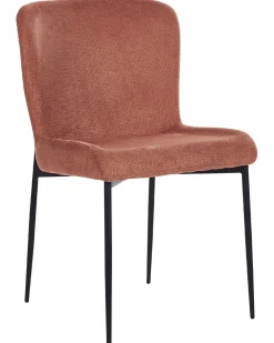 Tuolit<Beliani Tuoli Kangas Ruskea 2 Kpl Ada