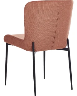 Tuolit<Beliani Tuoli Kangas Ruskea 2 Kpl Ada