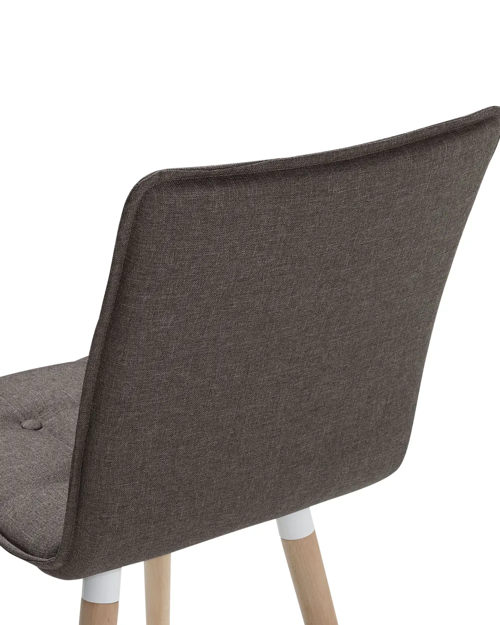 Tuolit<Beliani Tuoli Kangas Ruskeanharmaa 2 Kpl Brooklyn