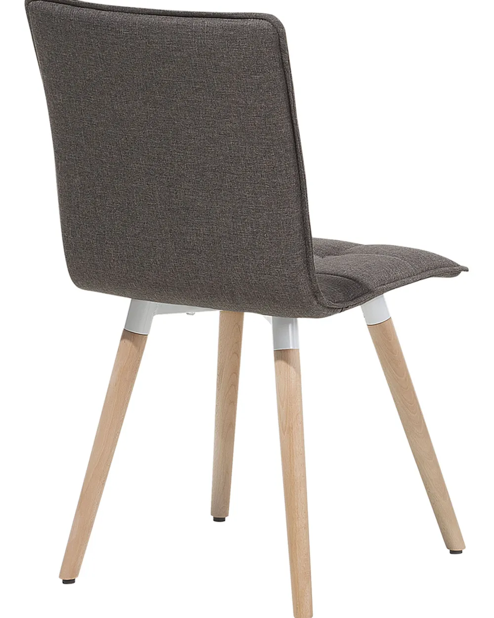 Tuolit<Beliani Tuoli Kangas Ruskeanharmaa 2 Kpl Brooklyn