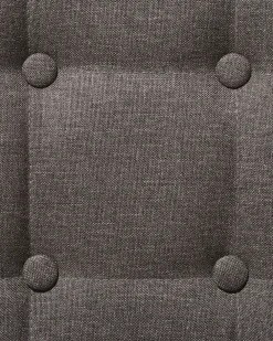 Tuolit<Beliani Tuoli Kangas Ruskeanharmaa 2 Kpl Brooklyn