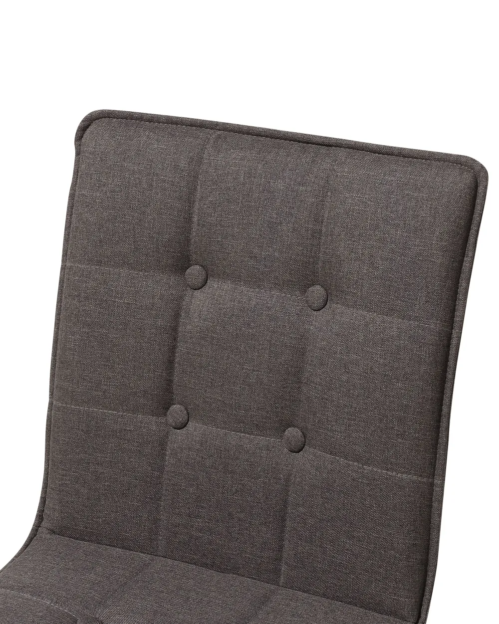 Tuolit<Beliani Tuoli Kangas Ruskeanharmaa 2 Kpl Brooklyn