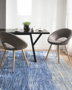 Tuolit<Beliani Tuoli Kangas Ruskeanharmaa 2 Kpl Roslyn