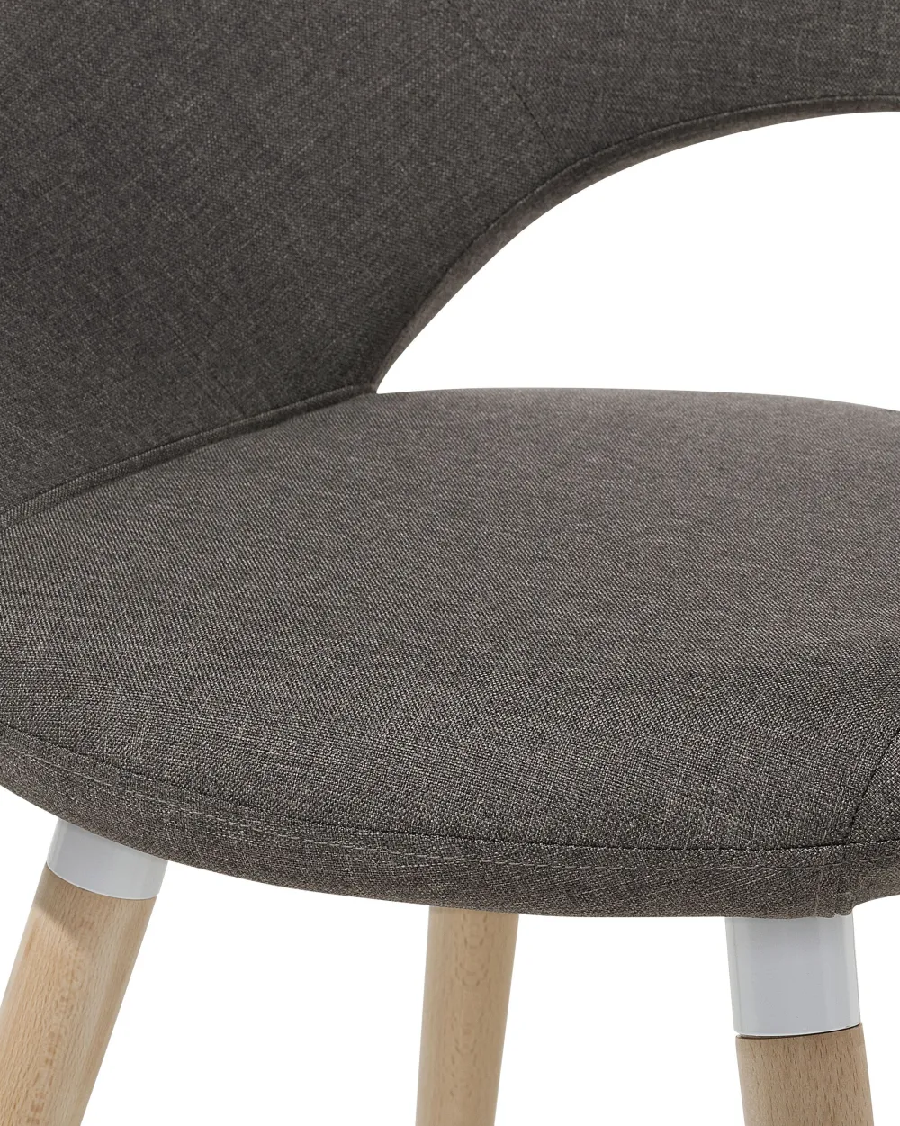 Tuolit<Beliani Tuoli Kangas Ruskeanharmaa 2 Kpl Roslyn