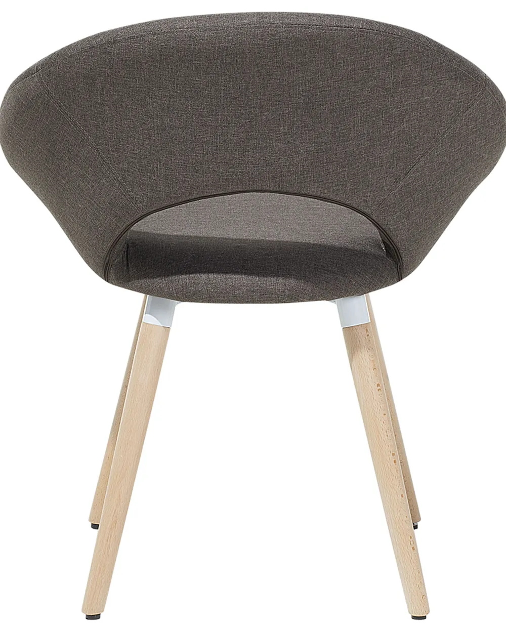 Tuolit<Beliani Tuoli Kangas Ruskeanharmaa 2 Kpl Roslyn