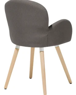 Cheap Beliani Tuoli Kangas Ruskeanharmaa 2 Kpl Brookville