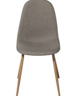 Tuolit<Beliani Tuoli Kangas Ruskeanharmaa 2 Kpl Bruce