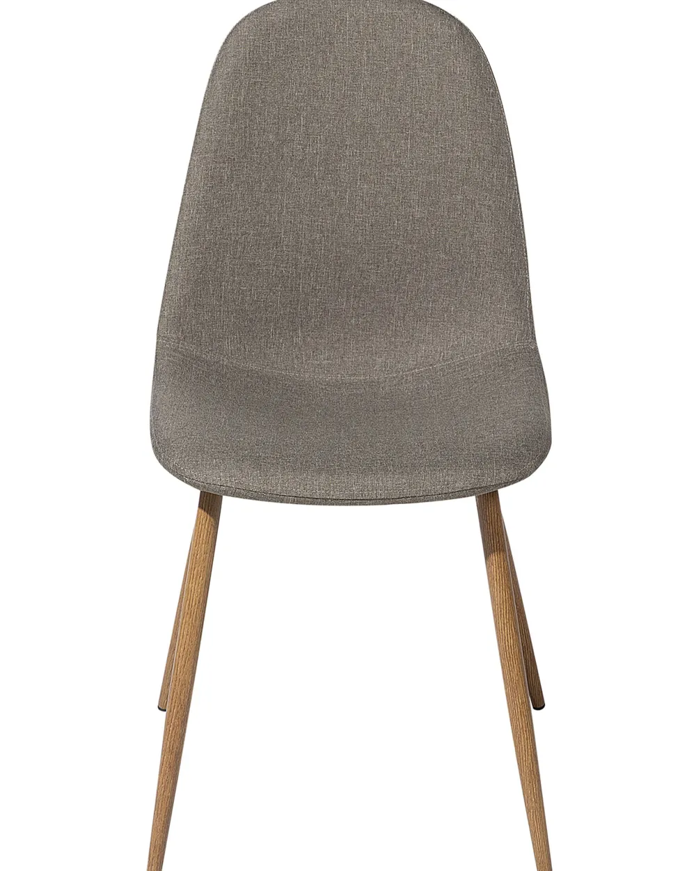 Tuolit<Beliani Tuoli Kangas Ruskeanharmaa 2 Kpl Bruce