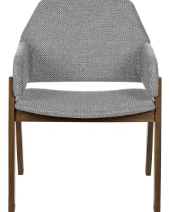 Discount Beliani Tuoli Kangas Tumma Puu/Harmaa 2 Kpl Albion