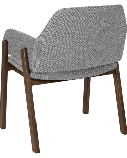 Discount Beliani Tuoli Kangas Tumma Puu/Harmaa 2 Kpl Albion