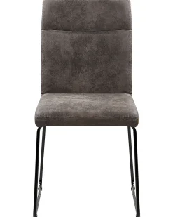 Tuolit<Beliani Tuoli Kangas Tummanharmaa 2 Kpl Nevada