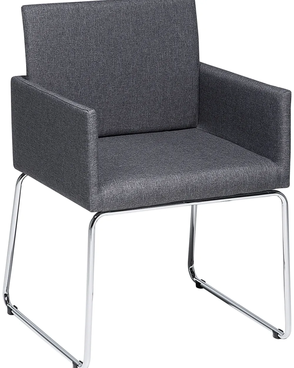 Clearance Beliani Tuoli Kangas Tummanharmaa 2 Kpl Gomez