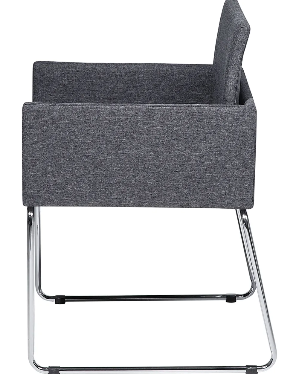 Clearance Beliani Tuoli Kangas Tummanharmaa 2 Kpl Gomez