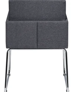 Clearance Beliani Tuoli Kangas Tummanharmaa 2 Kpl Gomez