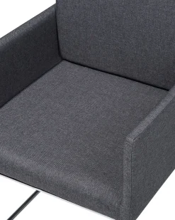 Clearance Beliani Tuoli Kangas Tummanharmaa 2 Kpl Gomez