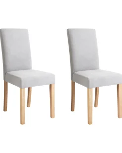 Tuolit<Beliani Tuoli Kangas Tummanharmaa 2 Kpl Broadway