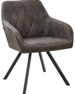 Online Beliani Tuoli Kangas Tummanharmaa 2 Kpl Monee