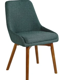 Discount Beliani Tuoli Kangas Tummanvihrea 2 Kpl Melfort