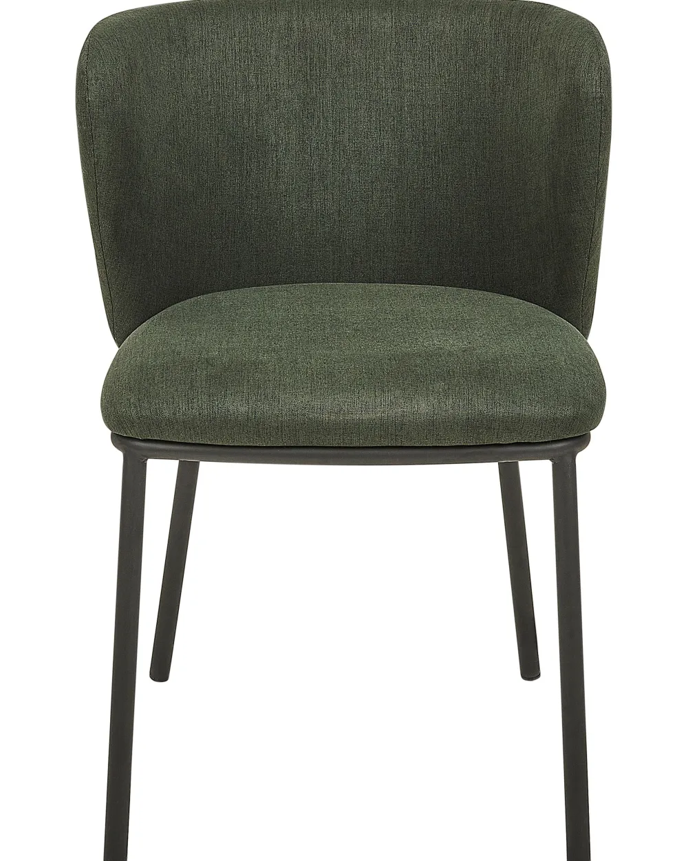 Outlet Beliani Tuoli Kangas Tummanvihrea 2 Kpl Mina