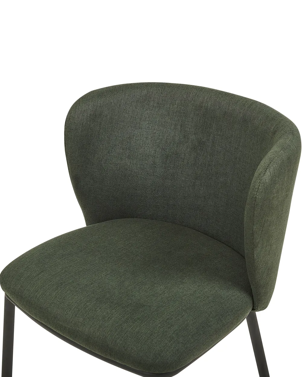 Outlet Beliani Tuoli Kangas Tummanvihrea 2 Kpl Mina