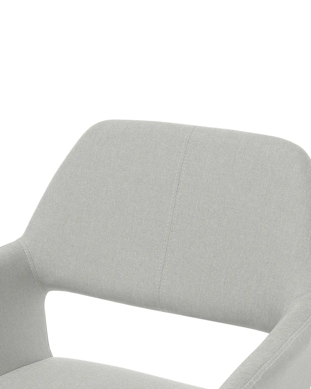 Sale Beliani Tuoli Kangas Vaaleanharmaa 2 Kpl Chicago