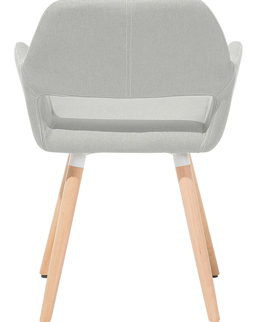 Sale Beliani Tuoli Kangas Vaaleanharmaa 2 Kpl Chicago