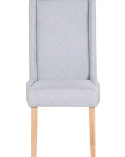 Flash Sale Beliani Tuoli Kangas Vaaleanharmaa 2 Kpl Chambers