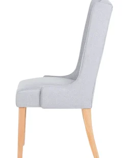 Flash Sale Beliani Tuoli Kangas Vaaleanharmaa 2 Kpl Chambers