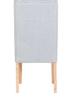 Flash Sale Beliani Tuoli Kangas Vaaleanharmaa 2 Kpl Chambers