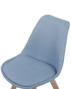 Cheap Beliani Tuoli Kangas Vaaleansininen 2 Kpl Dakota Ii