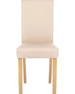 Hot Beliani Tuoli Keinonahka Beige 2 Kpl Broadway