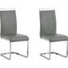 Online Beliani Tuoli Keinonahka Harmaa 2 Kpl Greedin