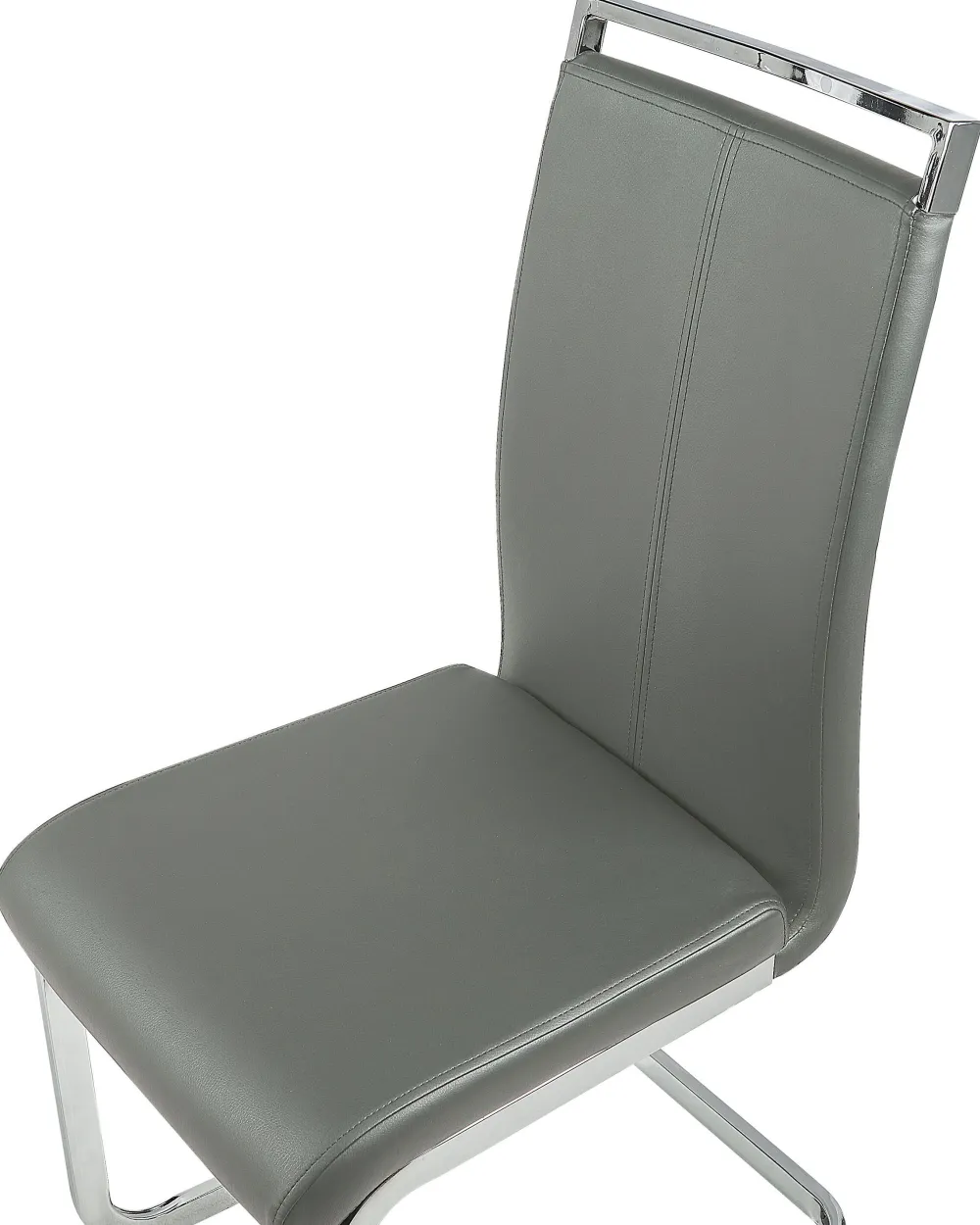 Online Beliani Tuoli Keinonahka Harmaa 2 Kpl Greedin