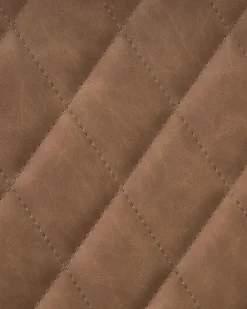 Tuolit<Beliani Tuoli Keinonahka Kullanruskea 2 Kpl Maribel