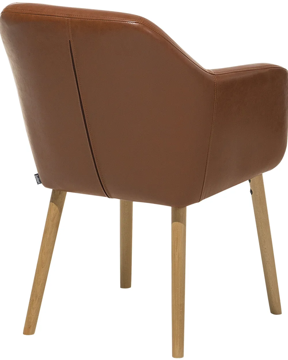 Online Beliani Tuoli Keinonahka Kullanruskea Yorkville