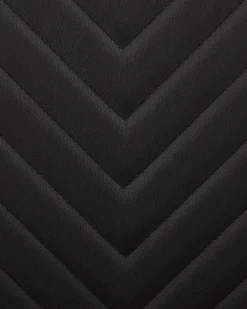 Cheap Beliani Tuoli Keinonahka Musta 2 Kpl Picknes