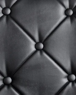 Store Beliani Tuoli Keinonahka Musta 2 Kpl Valerie