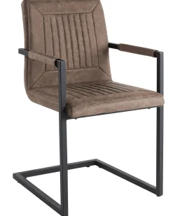 Flash Sale Beliani Tuoli Keinonahka Ruskea 2 Kpl Brandol