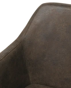 Tuolit<Beliani Tuoli Keinonahka Tummanruskea Yorkville