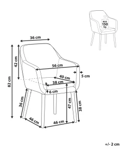 Tuolit<Beliani Tuoli Keinonahka Tummanruskea Yorkville