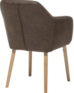 Tuolit<Beliani Tuoli Keinonahka Tummanruskea Yorkville