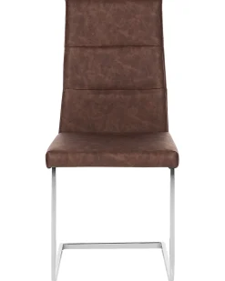 Tuolit<Beliani Tuoli Keinonahka Vaaleanruskea 2 Kpl Rockford