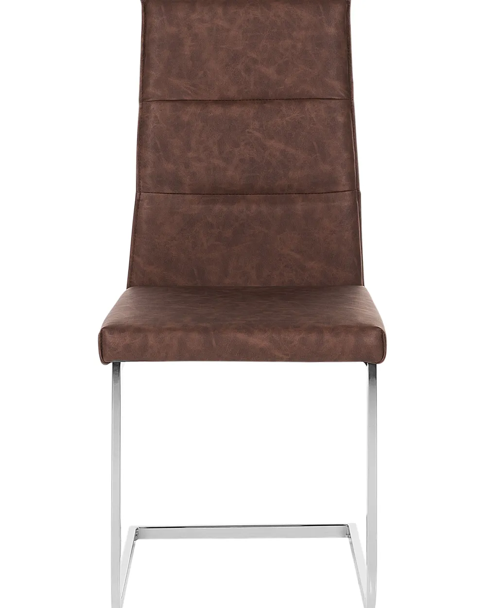 Tuolit<Beliani Tuoli Keinonahka Vaaleanruskea 2 Kpl Rockford