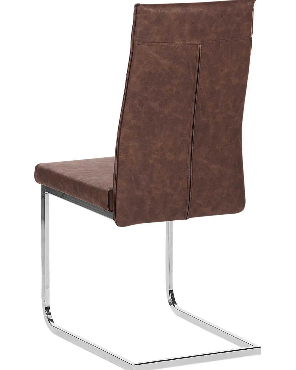 Tuolit<Beliani Tuoli Keinonahka Vaaleanruskea 2 Kpl Rockford