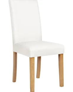 Tuolit<Beliani Tuoli Keinonahka Valkoinen 2 Kpl Broadway