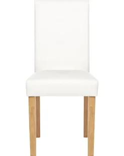 Tuolit<Beliani Tuoli Keinonahka Valkoinen 2 Kpl Broadway