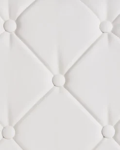 Tuolit<Beliani Tuoli Keinonahka Valkoinen 2 Kpl Valerie