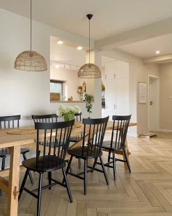 Shop Beliani Tuoli Kumipuu Musta 2 Kpl Burges