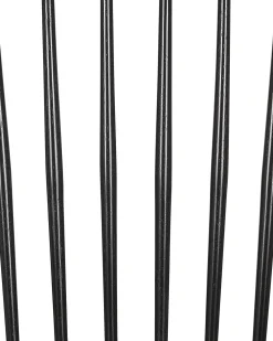 Shop Beliani Tuoli Kumipuu Musta 2 Kpl Burges